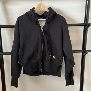 Stella McCartney for Adidas small zip up hooded sweatshirt